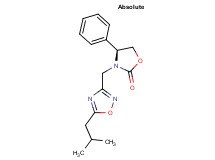 (4S)-3-[(5-isobutyl-1,2,4-oxadiazol-3-yl)methyl]-4-phenyl-1,3-oxazolidin-2-one