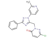 6-chloro-2-{[1-(2-methylpyridin-4-yl)-3-phenyl-1H-1,2,4-triazol-5-yl]methyl}pyridazin-3(2H)-one