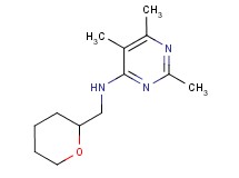 2,5,6-trimethyl-N-(tetrahydro-2H-pyran-2-ylmethyl)pyrimidin-4-amine
