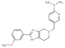 5-{[2-(3-methoxyphenyl)-1,4,6,7-tetrahydro-5H-imidazo[4,5-c]pyridin-5-yl]methyl}-N,N-dimethylpyridin-2-amine