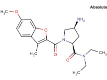 (2S,4S)-4-amino-N,N-diethyl-1-[(6-methoxy-3-methyl-1-benzofuran-2-yl)carbonyl]pyrrolidine-2-carboxamide