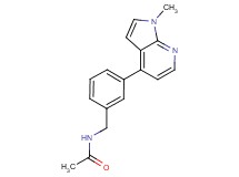 N-[3-(1-methyl-1H-pyrrolo[2,3-b]pyridin-4-yl)benzyl]acetamide