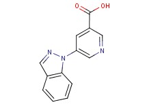 5-(1H-indazol-1-yl)nicotinic acid