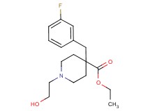 ethyl 4-(3-fluorobenzyl)-1-(2-hydroxyethyl)-4-piperidinecarboxylate