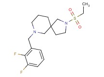 7-(2,3-difluorobenzyl)-2-(ethylsulfonyl)-2,7-diazaspiro[4.5]decane