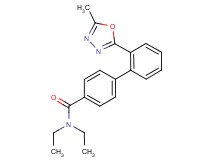 N,N-diethyl-2'-(5-methyl-1,3,4-oxadiazol-2-yl)biphenyl-4-carboxamide