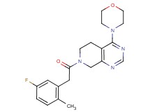 7-[(5-fluoro-2-methylphenyl)acetyl]-4-(4-morpholinyl)-5,6,7,8-tetrahydropyrido[3,4-d]pyrimidine