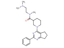 N-[2-(dimethylamino)ethyl]-N-methyl-1-(2-phenyl-6,7-dihydro-5H-cyclopenta[d]pyrimidin-4-yl)-3-piperidinecarboxamide