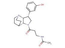 N-{3-[(3R*,3aR*,7aR*)-3-(3-hydroxyphenyl)hexahydro-4,7-ethanopyrrolo[3,2-b]pyridin-1(2H)-yl]-3-oxopropyl}acetamide