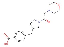 4-{[1-(morpholin-4-ylacetyl)pyrrolidin-3-yl]methyl}benzoic acid