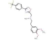 2-(3,4-dimethoxyphenyl)-N-methyl-N-({3-[4-(trifluoromethyl)phenyl]-1,2,4-oxadiazol-5-yl}methyl)ethanamine