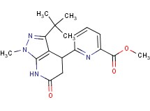 methyl 6-(3-tert-butyl-1-methyl-6-oxo-4,5,6,7-tetrahydro-1H-pyrazolo[3,4-b]pyridin-4-yl)pyridine-2-carboxylate