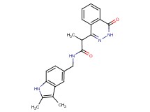 N-[(2,3-dimethyl-1H-indol-5-yl)methyl]-2-(4-oxo-3,4-dihydrophthalazin-1-yl)propanamide