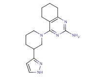 4-[3-(1H-pyrazol-3-yl)piperidin-1-yl]-5,6,7,8-tetrahydroquinazolin-2-amine