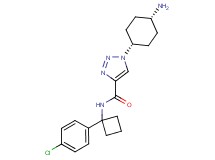1-(cis-4-aminocyclohexyl)-N-[1-(4-chlorophenyl)cyclobutyl]-1H-1,2,3-triazole-4-carboxamide