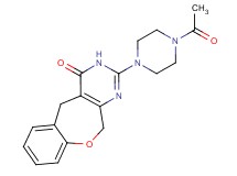 2-(4-acetylpiperazin-1-yl)-5,11-dihydro[1]benzoxepino[3,4-d]pyrimidin-4(3H)-one