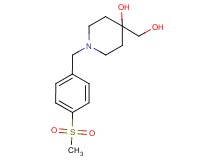 4-(hydroxymethyl)-1-[4-(methylsulfonyl)benzyl]piperidin-4-ol