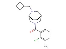 (1R*,5R*)-3-(2-chloro-3-methylbenzoyl)-6-(cyclobutylmethyl)-3,6-diazabicyclo[3.2.2]nonane