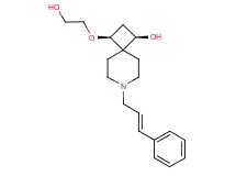 (1R*,3S*)-3-(2-hydroxyethoxy)-7-[(2E)-3-phenyl-2-propen-1-yl]-7-azaspiro[3.5]nonan-1-ol