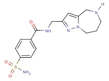 4-(aminosulfonyl)-N-(5,6,7,8-tetrahydro-4H-pyrazolo[1,5-a][1,4]diazepin-2-ylmethyl)benzamide hydrochloride