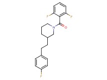 1-(2,6-difluorobenzoyl)-3-[2-(4-fluorophenyl)ethyl]piperidine