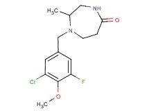 1-(3-chloro-5-fluoro-4-methoxybenzyl)-2-methyl-1,4-diazepan-5-one