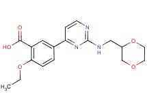 5-{2-[(1,4-dioxan-2-ylmethyl)amino]pyrimidin-4-yl}-2-ethoxybenzoic acid