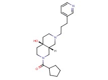 (4aR*,8aR*)-2-(cyclopentylcarbonyl)-7-(3-pyridin-3-ylpropyl)octahydro-2,7-naphthyridin-4a(2H)-ol