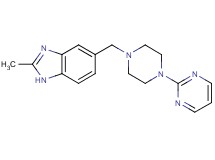 2-methyl-5-{[4-(2-pyrimidinyl)-1-piperazinyl]methyl}-1H-benzimidazole bis(trifluoroacetate)