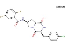 N-[(3S,7S,8aS)-3-(4-chlorobenzyl)-1,4-dioxooctahydropyrrolo[1,2-a]pyrazin-7-yl]-2,5-difluorobenzamide