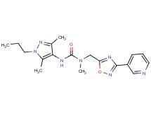 N'-(3,5-dimethyl-1-propyl-1H-pyrazol-4-yl)-N-methyl-N-[(3-pyridin-3-yl-1,2,4-oxadiazol-5-yl)methyl]urea