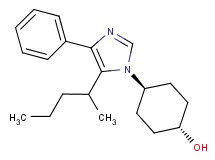 trans-4-[5-(1-methylbutyl)-4-phenyl-1H-imidazol-1-yl]cyclohexanol