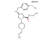 (4S)-N-ethyl-4-{[4-(methylthio)benzyl]amino}-1-(1-propyl-4-piperidinyl)-L-prolinamide