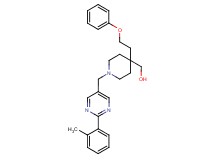 [1-{[2-(2-methylphenyl)-5-pyrimidinyl]methyl}-4-(2-phenoxyethyl)-4-piperidinyl]methanol