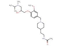 N-{2-[1-(4-{2-hydroxy-3-[isopropyl(methyl)amino]propoxy}-3-methoxybenzyl)-4-piperidinyl]ethyl}acetamide
