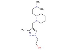 2-[4-({2-[2-(dimethylamino)ethyl]-1-piperidinyl}methyl)-3-methyl-1H-pyrazol-1-yl]ethanol