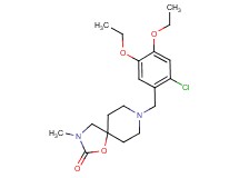 8-(2-chloro-4,5-diethoxybenzyl)-3-methyl-1-oxa-3,8-diazaspiro[4.5]decan-2-one