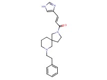 2-[(2E)-3-(1H-imidazol-4-yl)-2-propenoyl]-7-(2-phenylethyl)-2,7-diazaspiro[4.5]decane