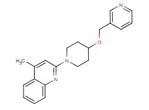 4-methyl-2-[4-(3-pyridinylmethoxy)-1-piperidinyl]quinoline