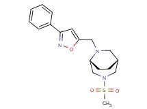 (1R*,5R*)-3-(methylsulfonyl)-6-[(3-phenyl-5-isoxazolyl)methyl]-3,6-diazabicyclo[3.2.2]nonane