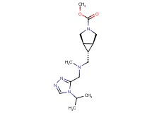 methyl (1R*,5S*,6r)-6-{[[(4-isopropyl-4H-1,2,4-triazol-3-yl)methyl](methyl)amino]methyl}-3-azabicyclo[3.1.0]hexane-3-carboxylate