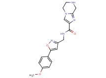 N-{[5-(4-methoxyphenyl)-3-isoxazolyl]methyl}-5,6,7,8-tetrahydroimidazo[1,2-a]pyrazine-2-carboxamide