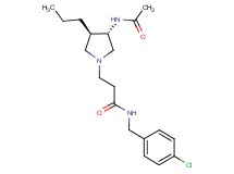 3-[(3S*,4R*)-3-(acetylamino)-4-propylpyrrolidin-1-yl]-N-(4-chlorobenzyl)propanamide