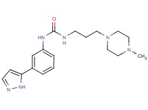 N-[3-(4-methylpiperazin-1-yl)propyl]-N'-[3-(1H-pyrazol-5-yl)phenyl]urea