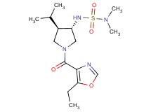 N'-{(3S*,4R*)-1-[(5-ethyl-1,3-oxazol-4-yl)carbonyl]-4-isopropylpyrrolidin-3-yl}-N,N-dimethylsulfamide