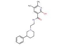 2-hydroxy-5,6-dimethyl-N-[2-(3-phenyl-1-piperidinyl)ethyl]nicotinamide