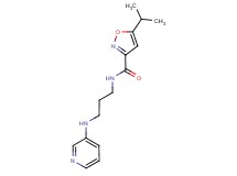 5-isopropyl-N-[3-(3-pyridinylamino)propyl]-3-isoxazolecarboxamide
