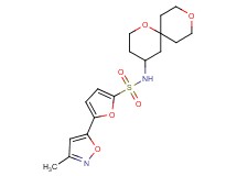 N-1,9-dioxaspiro[5.5]undec-4-yl-5-(3-methylisoxazol-5-yl)furan-2-sulfonamide