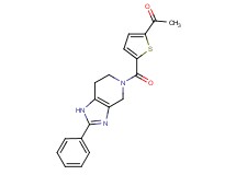1-{5-[(2-phenyl-1,4,6,7-tetrahydro-5H-imidazo[4,5-c]pyridin-5-yl)carbonyl]-2-thienyl}ethanone