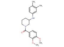 1-(3,4-dimethoxybenzoyl)-N-(3,4-dimethylphenyl)-3-piperidinamine